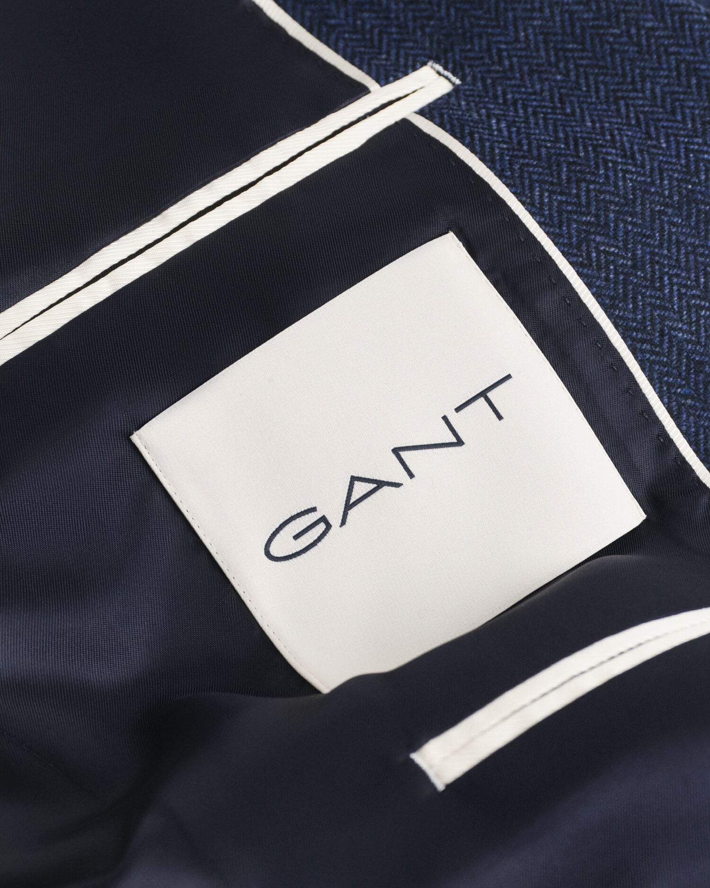 Slim Fit Flannel Herringbone Suit Jacket