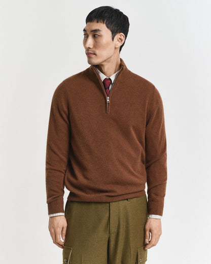 Cashmere Half-Zip Sweater