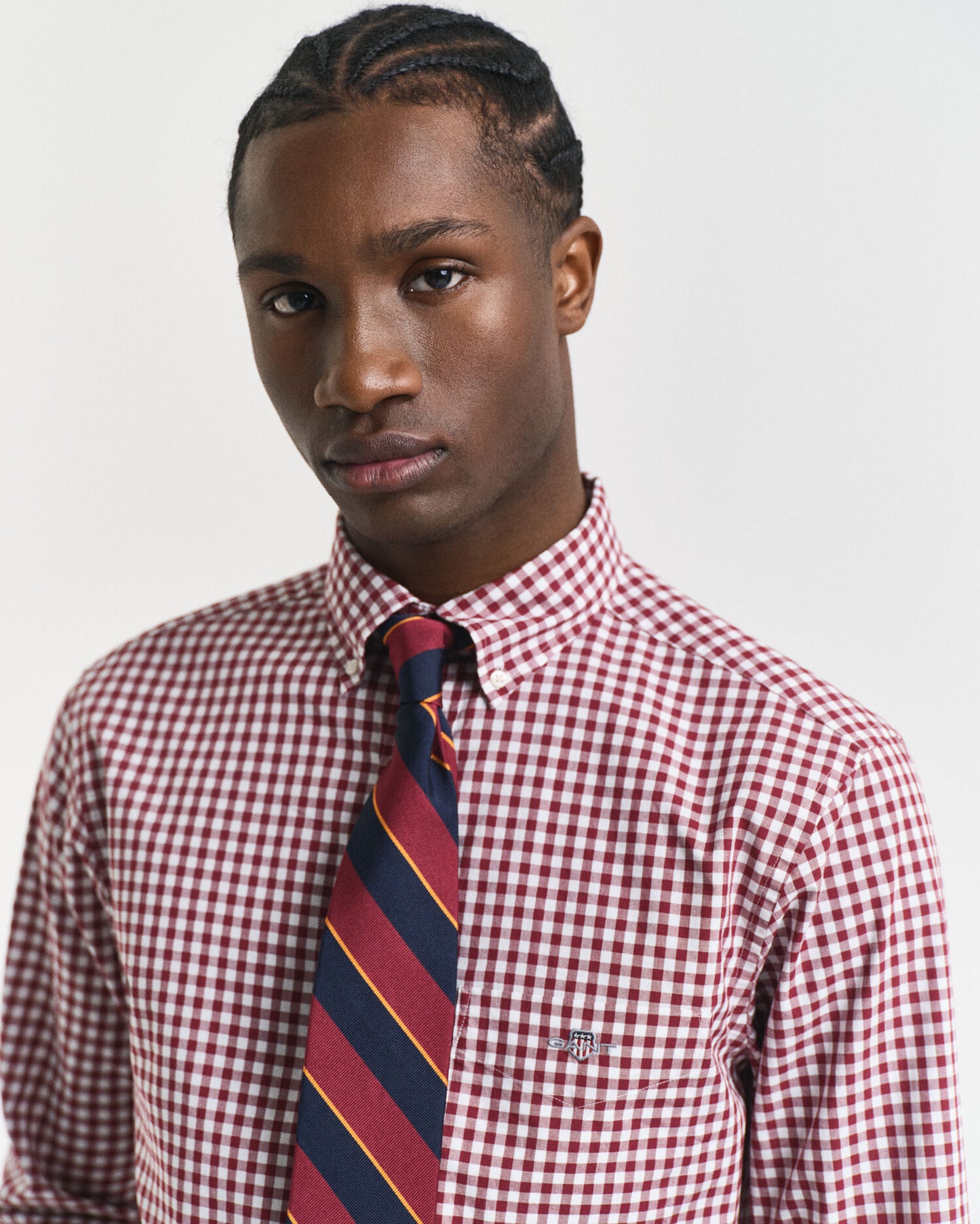 Regular Fit Classic Gingham Poplin Shirt