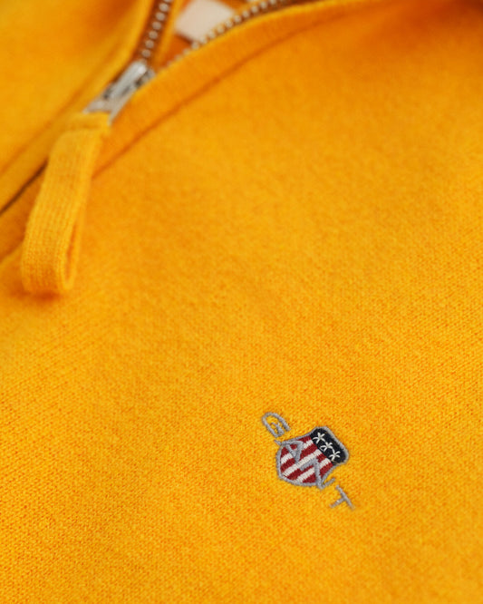 Superfine Lambswool Half-Zip Sweater