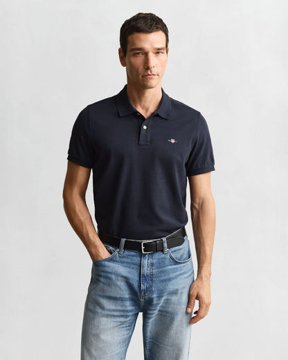 Regular Fit Shield Piqué Polo Shirt