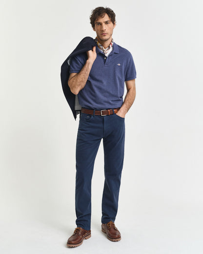 Regular Fit Shield Piqué Polo Shirt