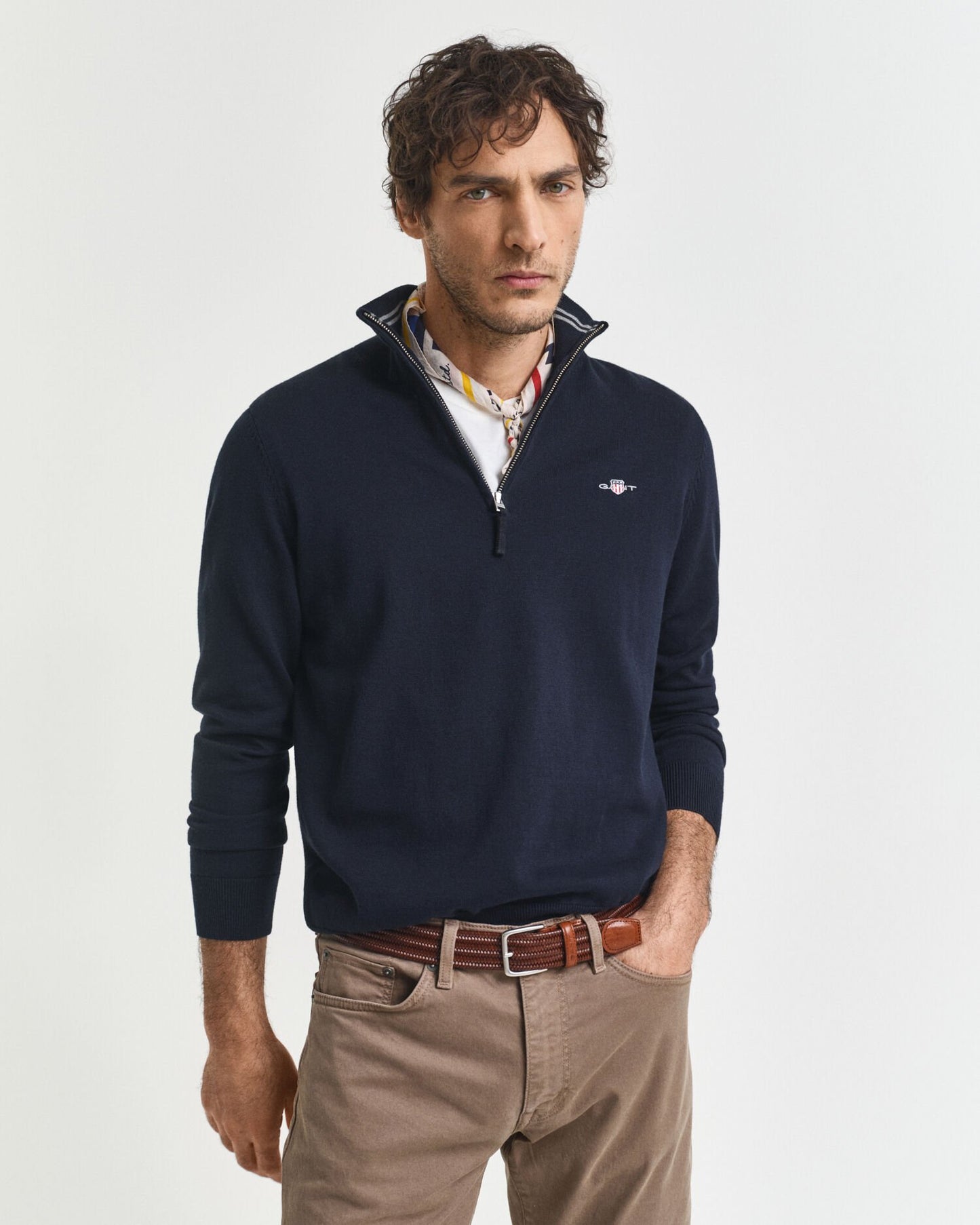 Classic Cotton Half-Zip Sweater